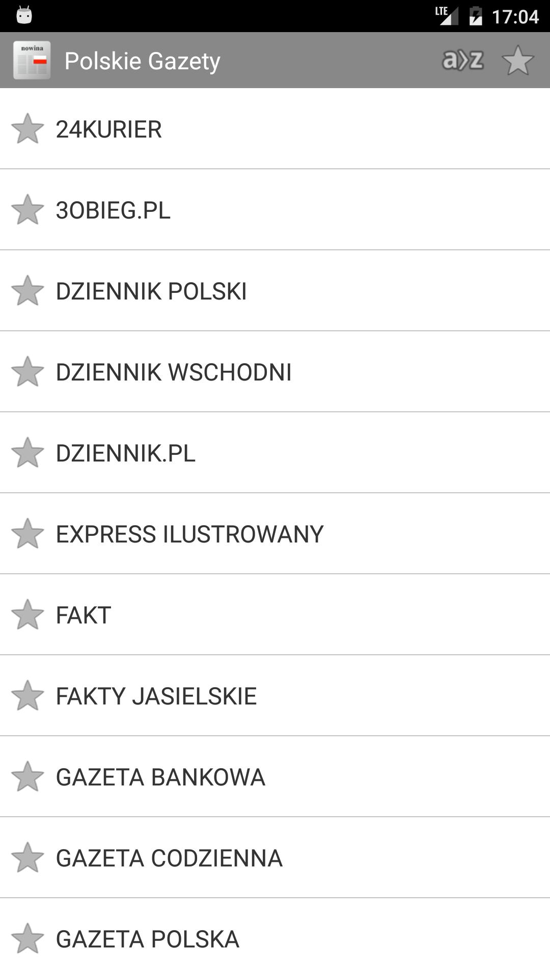 Nowina - Polskie gazety