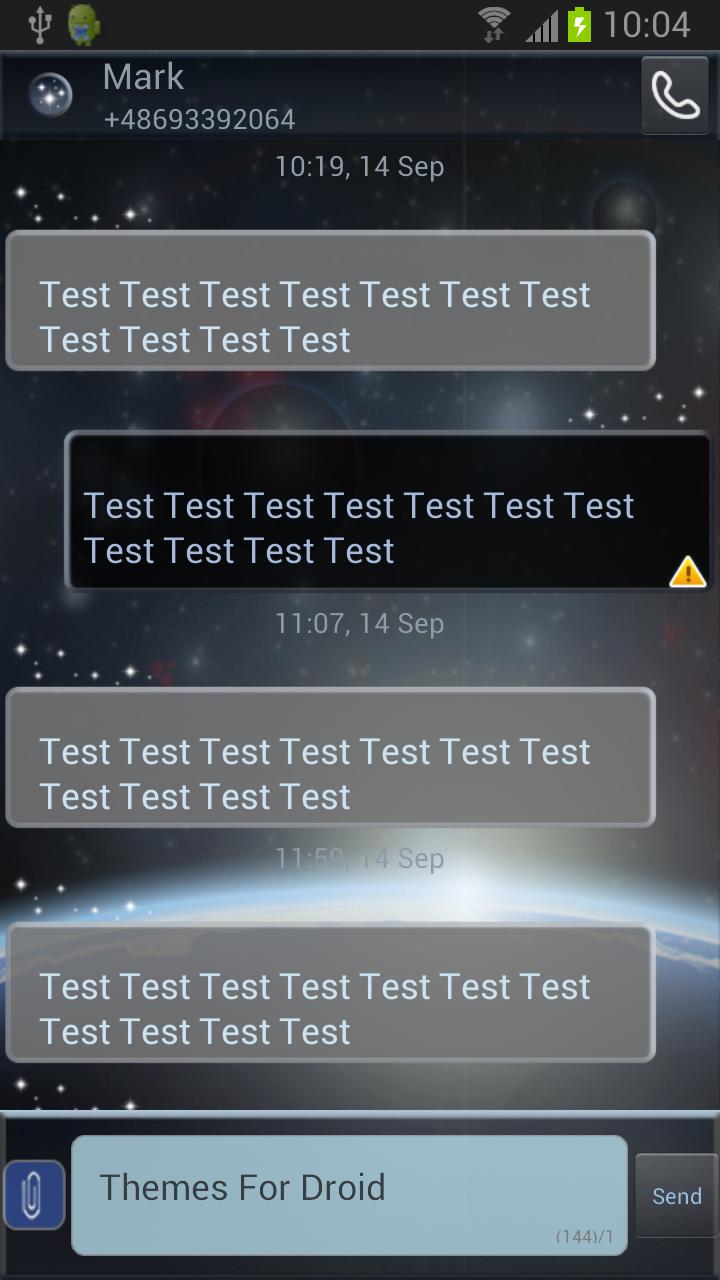 Theme Universe for GO SMS Pro