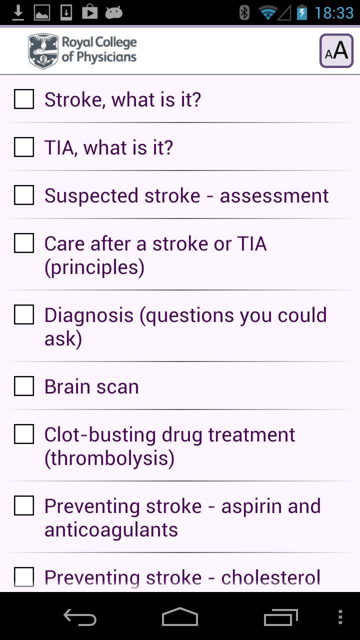 RCP Stroke Guideline- Patient