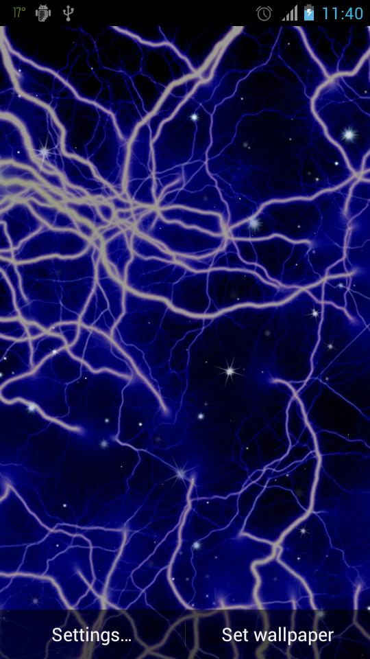 Electric Live Wallpaper