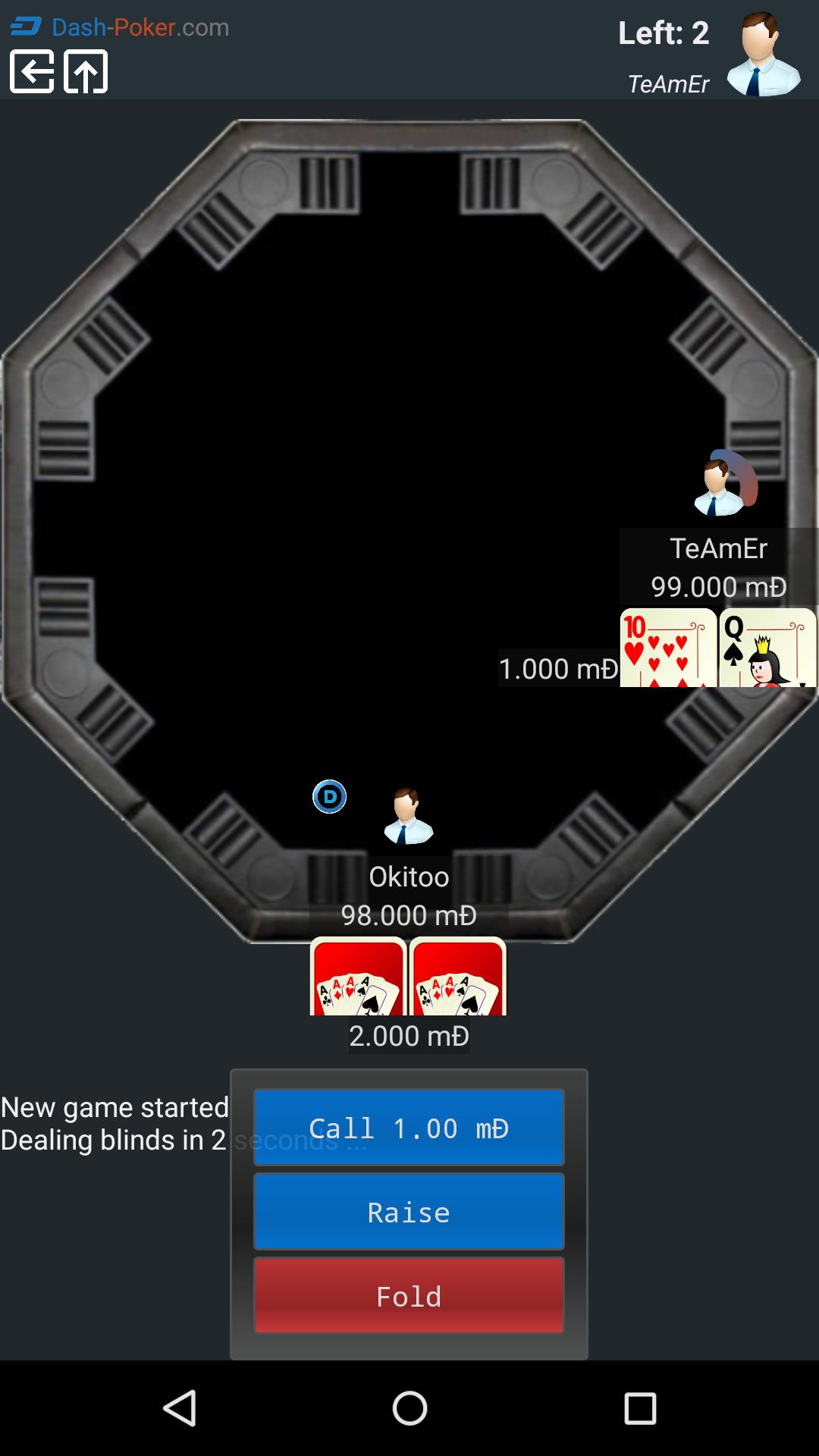 Dash Poker - Texas Holdem Poker (Unreleased)