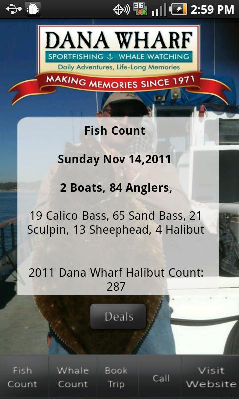 Dana Wharf Fish Count