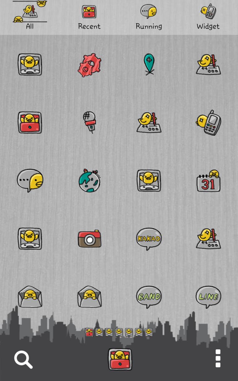 Polar bear go home dodol theme