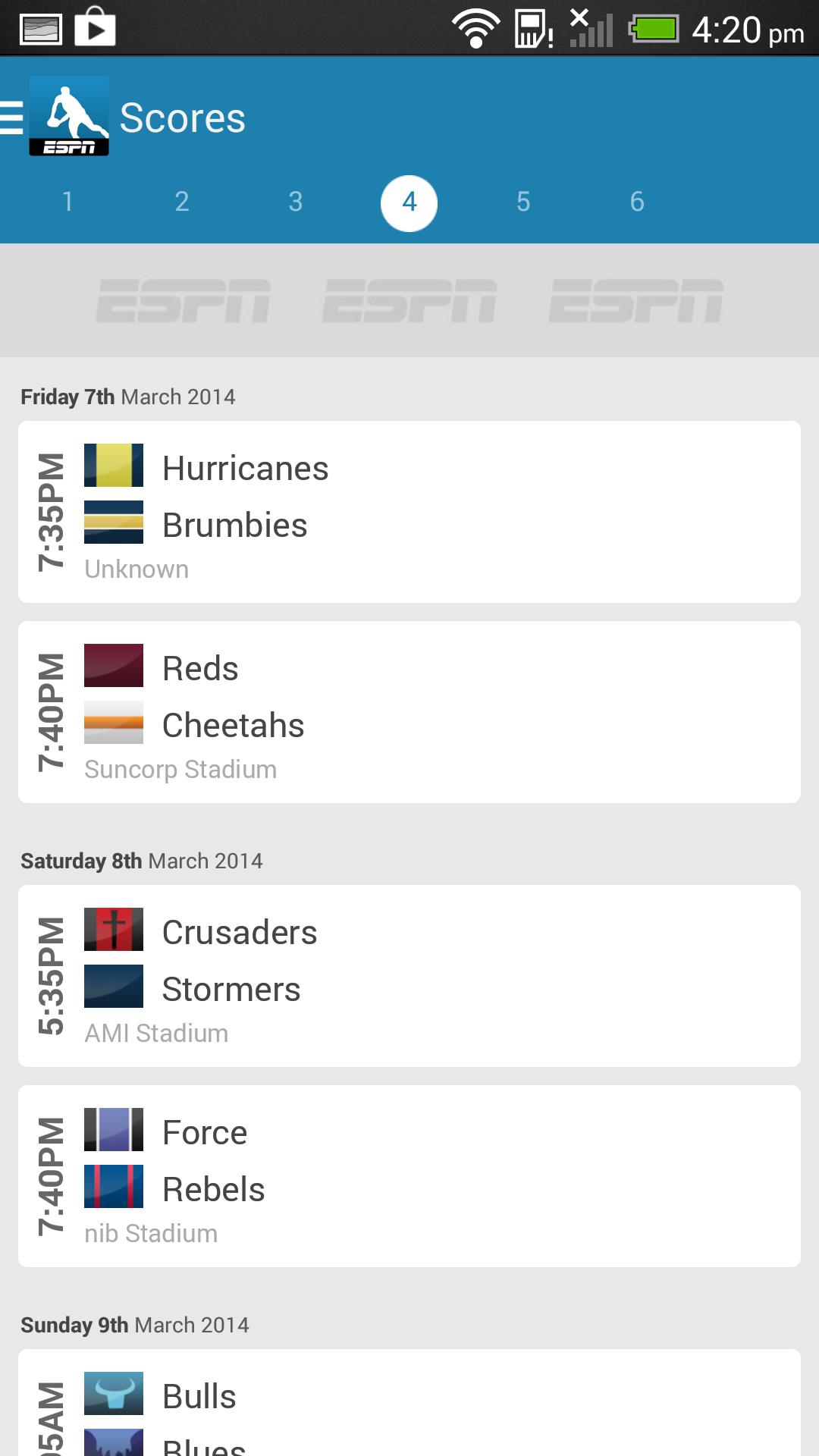 Rugby Live Scores - Rugby Now