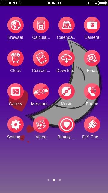 EN LA LUNA CLAUNCHER THEME