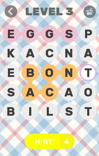 Word find food edition