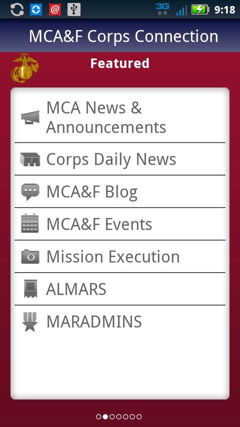 MCA&F Corps Connection