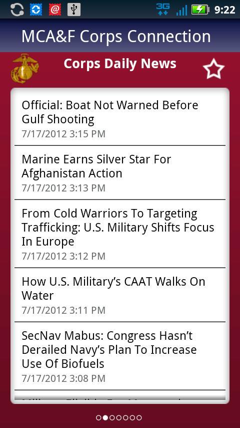 MCA&F Corps Connection