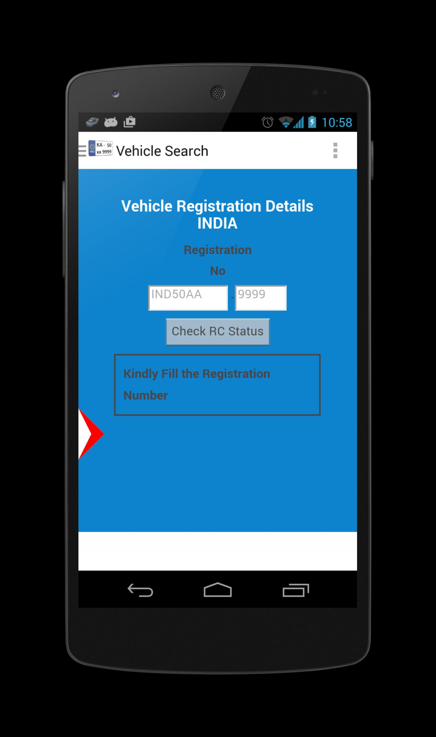 Andhra Pradesh Vehicle details