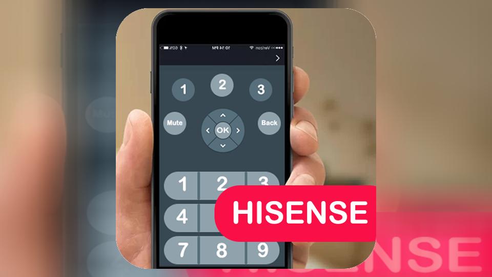 Smart remote for hisense tv