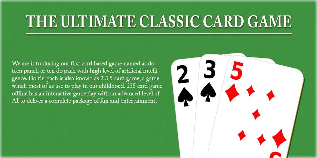 2 3 5 Card Game Do Teen Panch