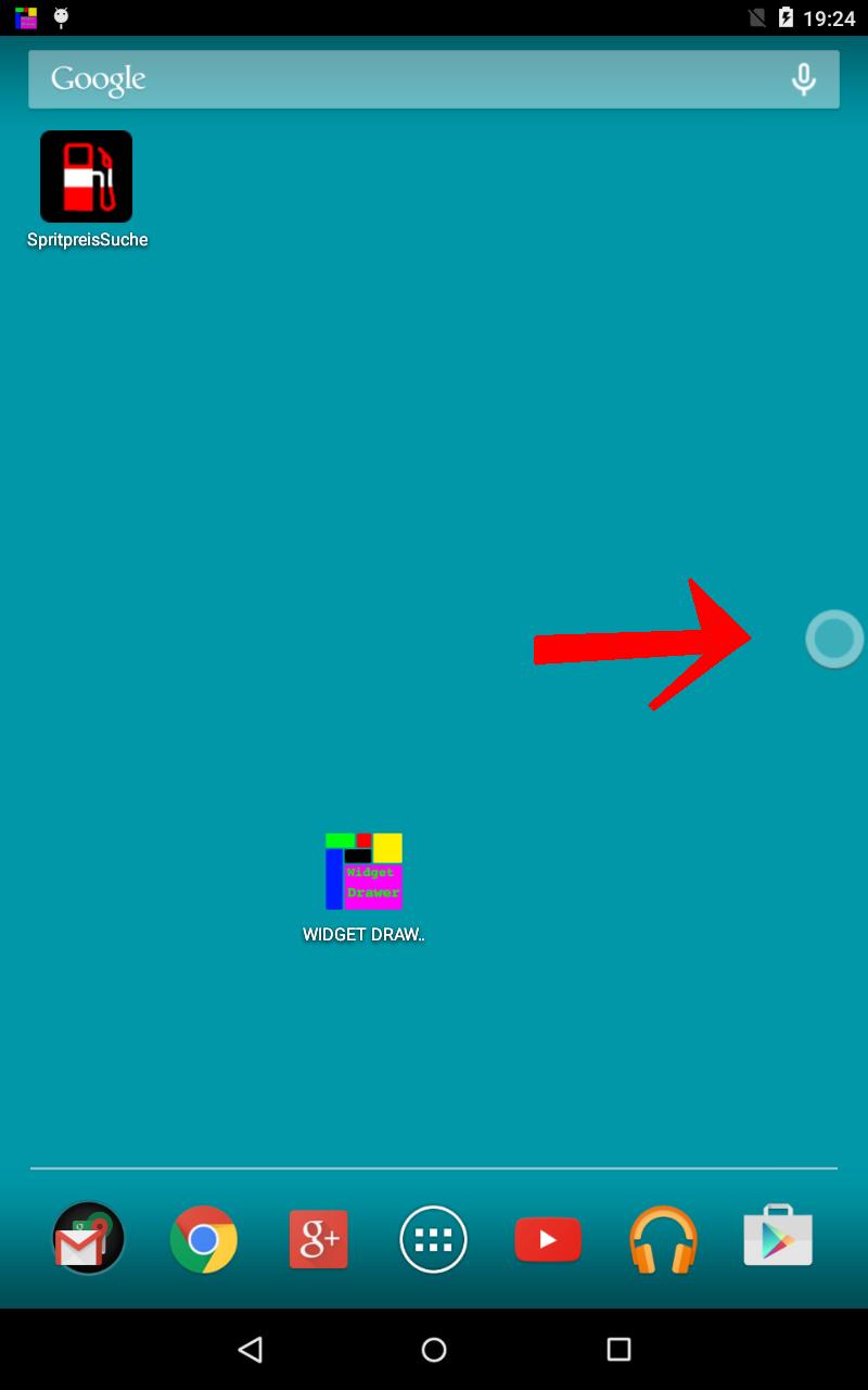 WidgetDrawer - hide widgets