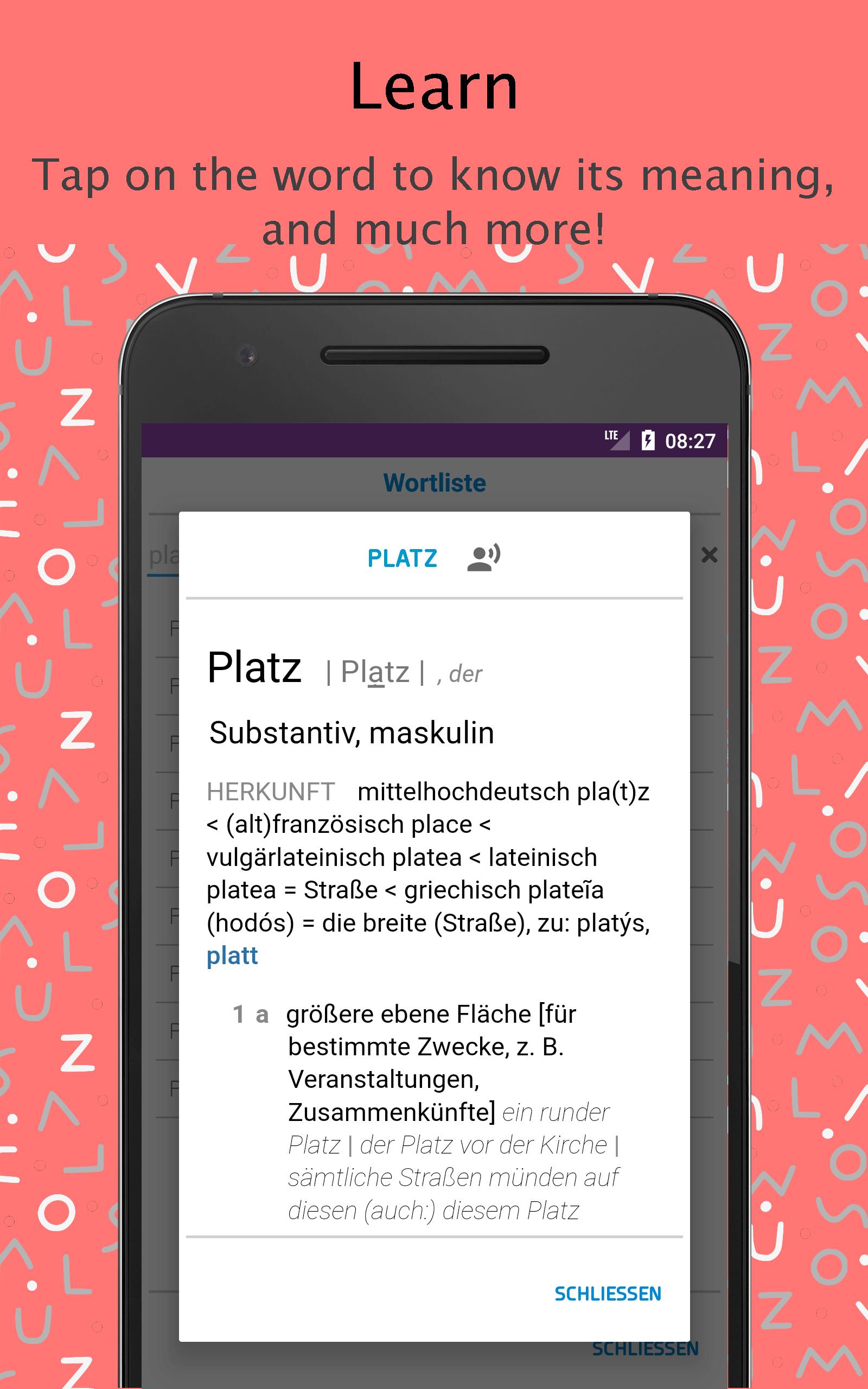 Each Word - German (Jedes Wort)