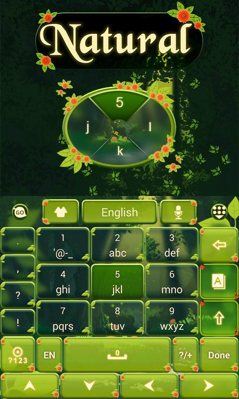 Natural GO Keyboard Theme