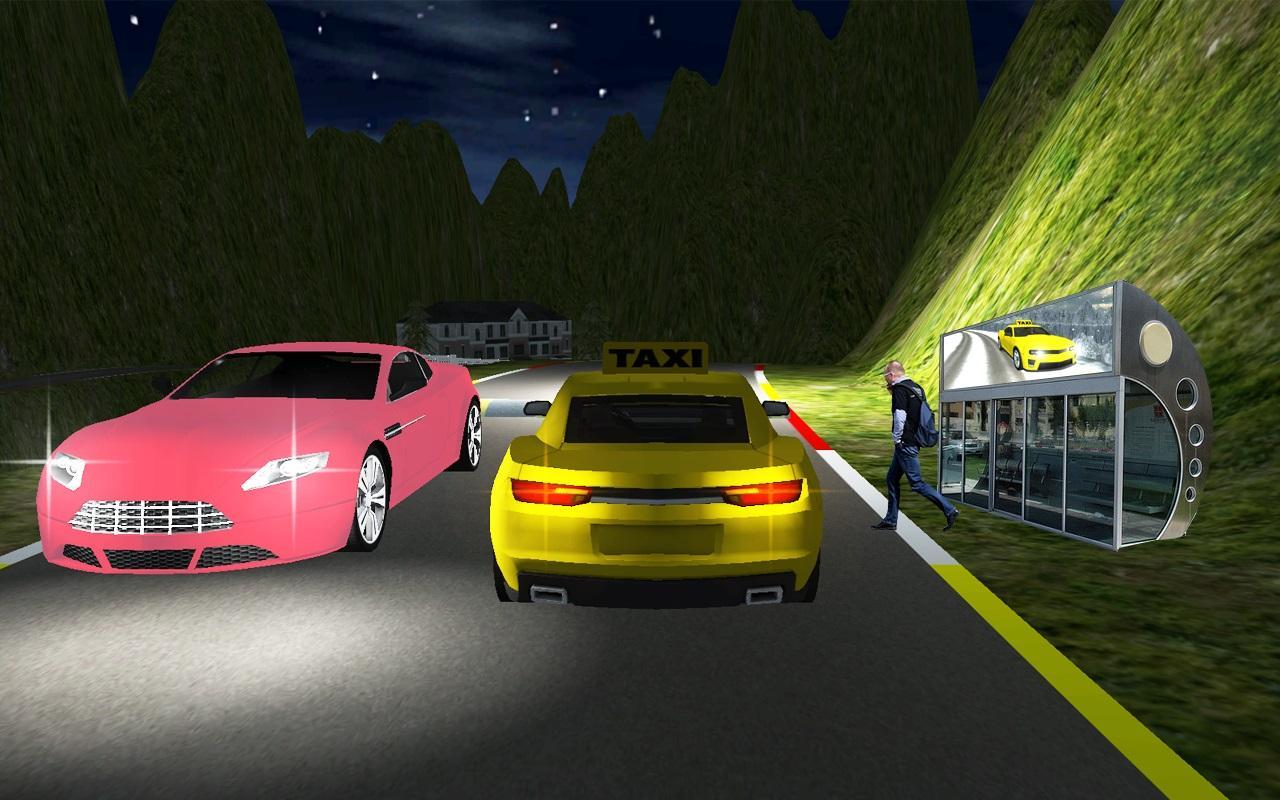 Taxi Driving Games : Hill Taxi Driver 3D 2017