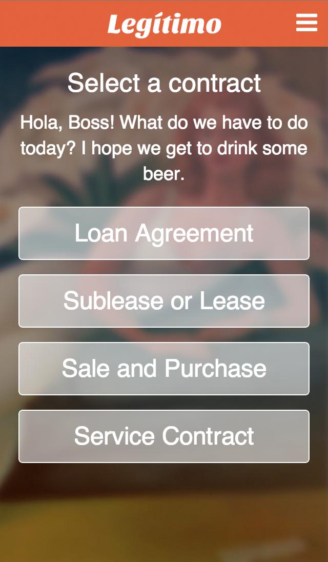 Create Contracts Legitimo