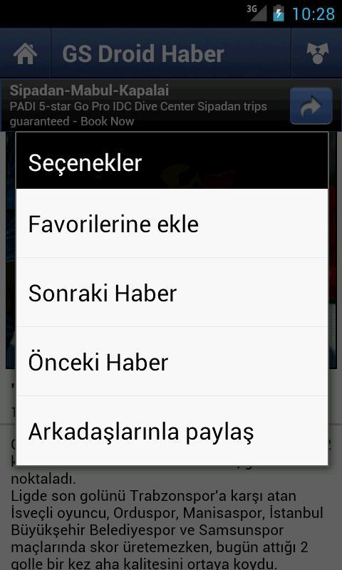 GS Droid Haber (Galatasaray)