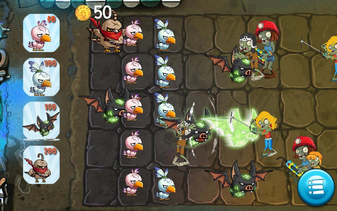 Birds vs Zombies kingdom