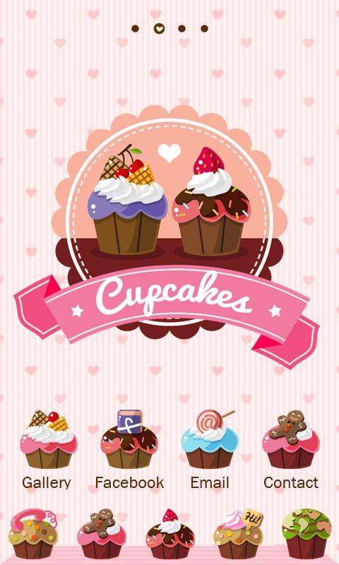 Cupcakes GO Launcher Theme