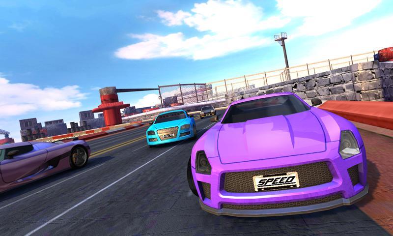 Cruises Track City Car Driving