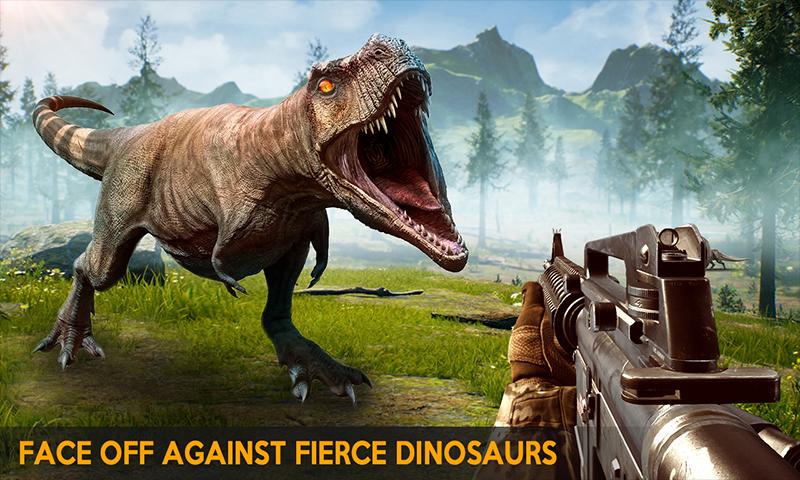 Dino Hunter Train Shooting Strike: Dinosaur Games