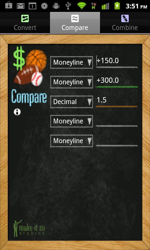 Sports Betting Odds Calculator