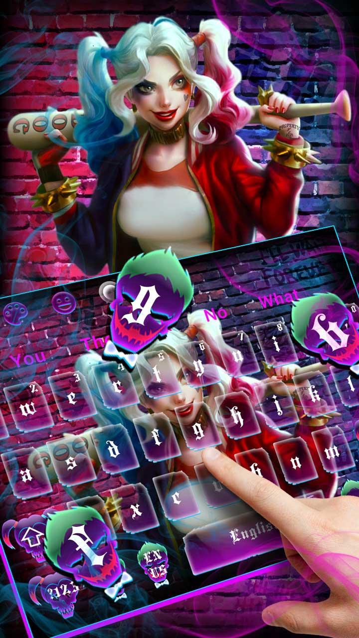 Devil Joker Girl Keyboard Theme