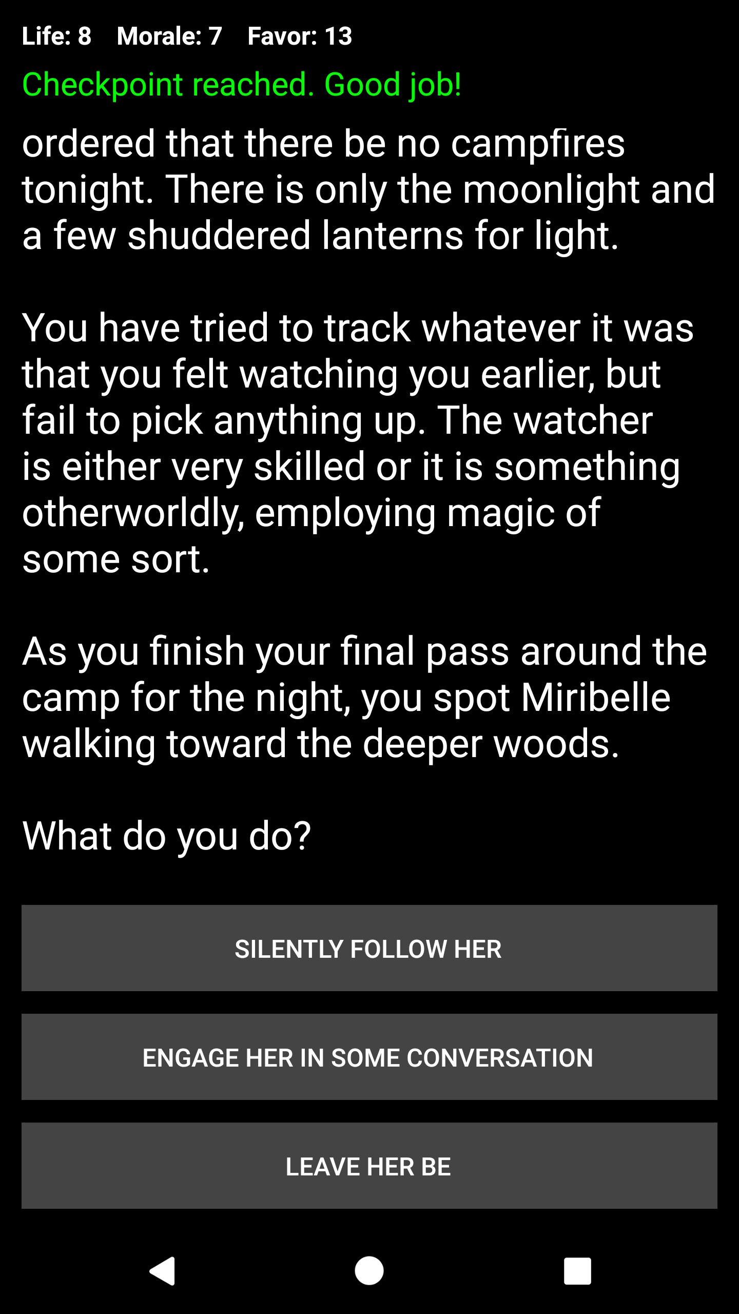 Ranger's Choice: Choices Game RPG