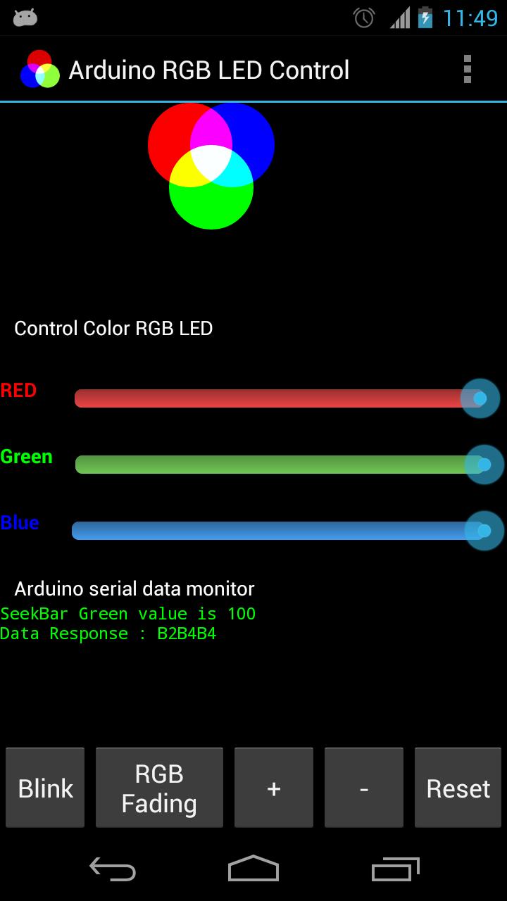 Arduino USB Control RGB LED