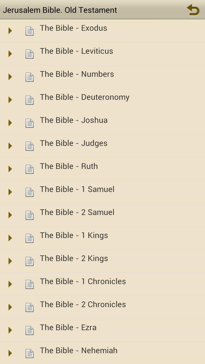 Jerusalem Bible. Old Testament