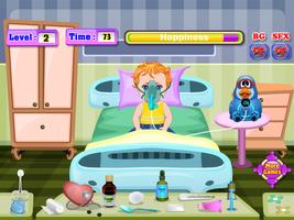 Baby is sick Girls Games