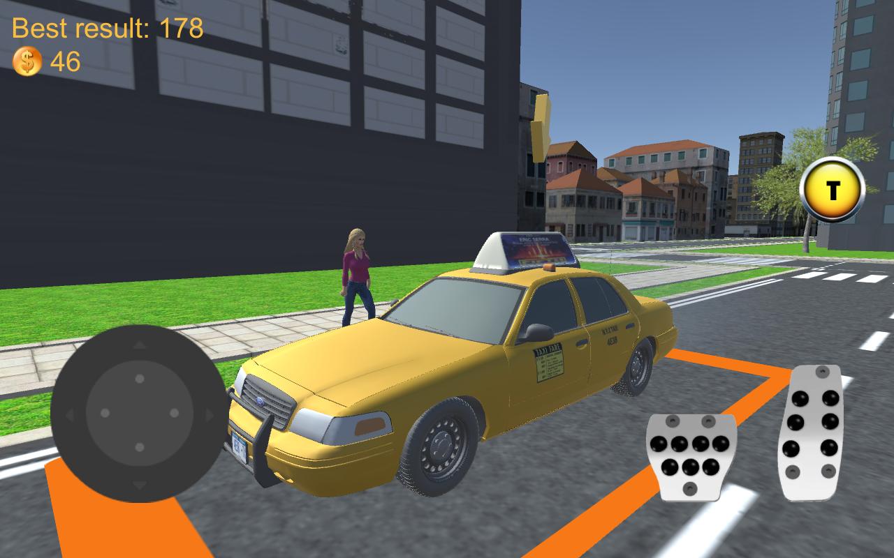 Futuristic Robot Taxi