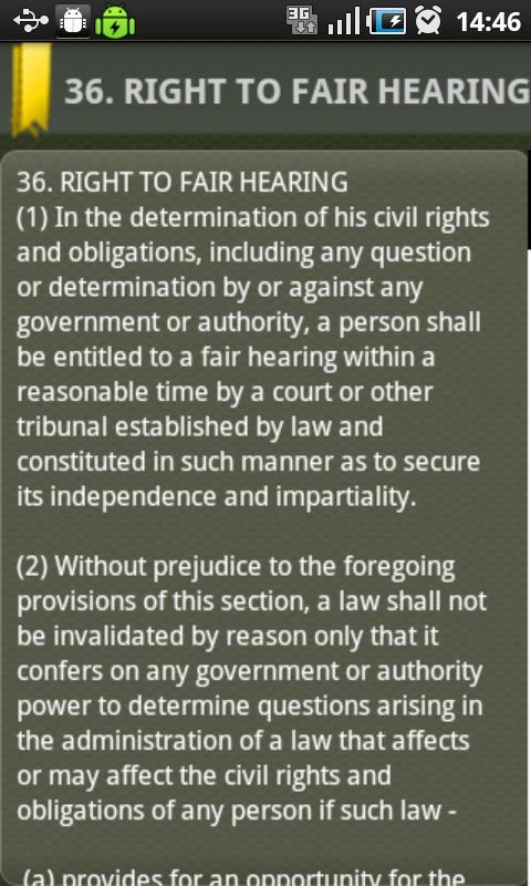 Nigerian Constitution
