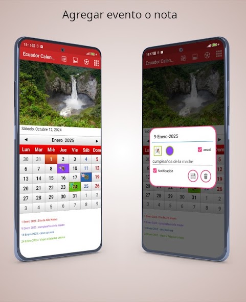 Ecuador Calendario 2025