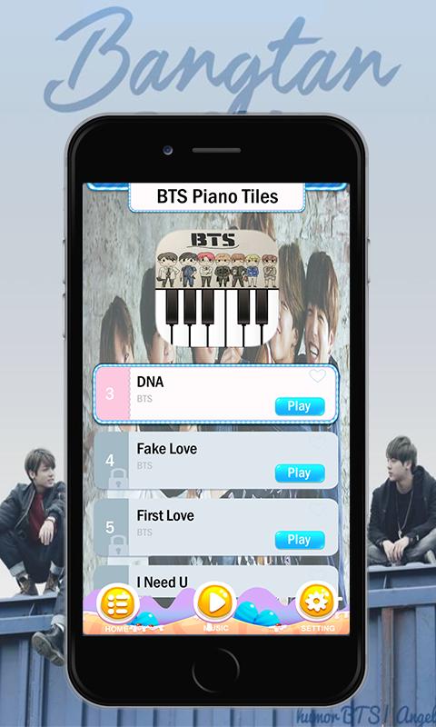 BTS Piano Tiles Game New
