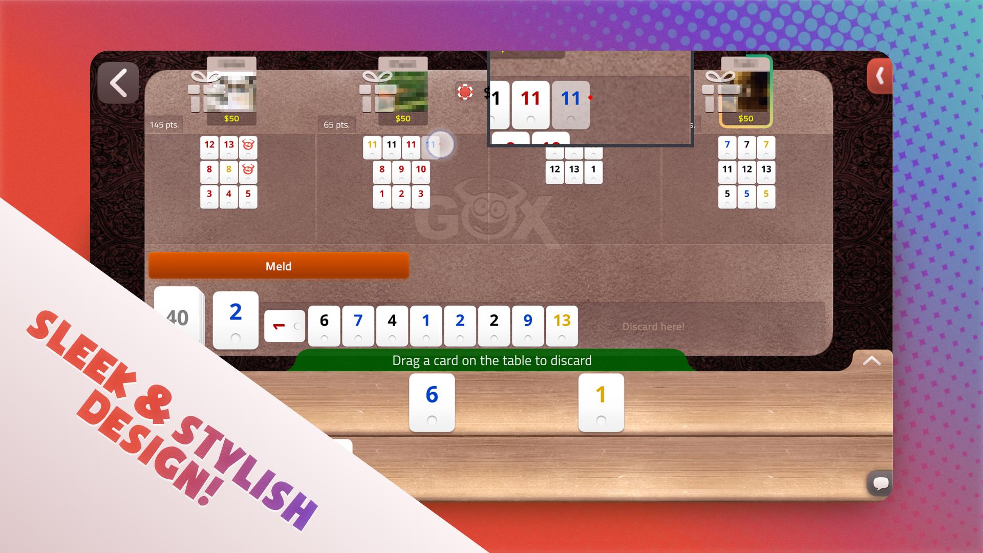 GOX Rummy Meld - Remi etalat