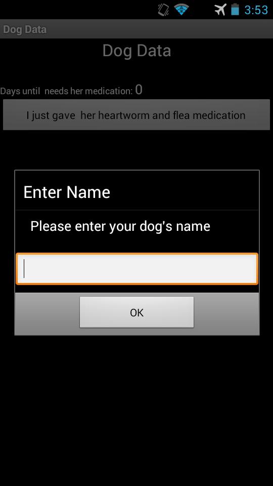 Dog Medication Reminder BETA