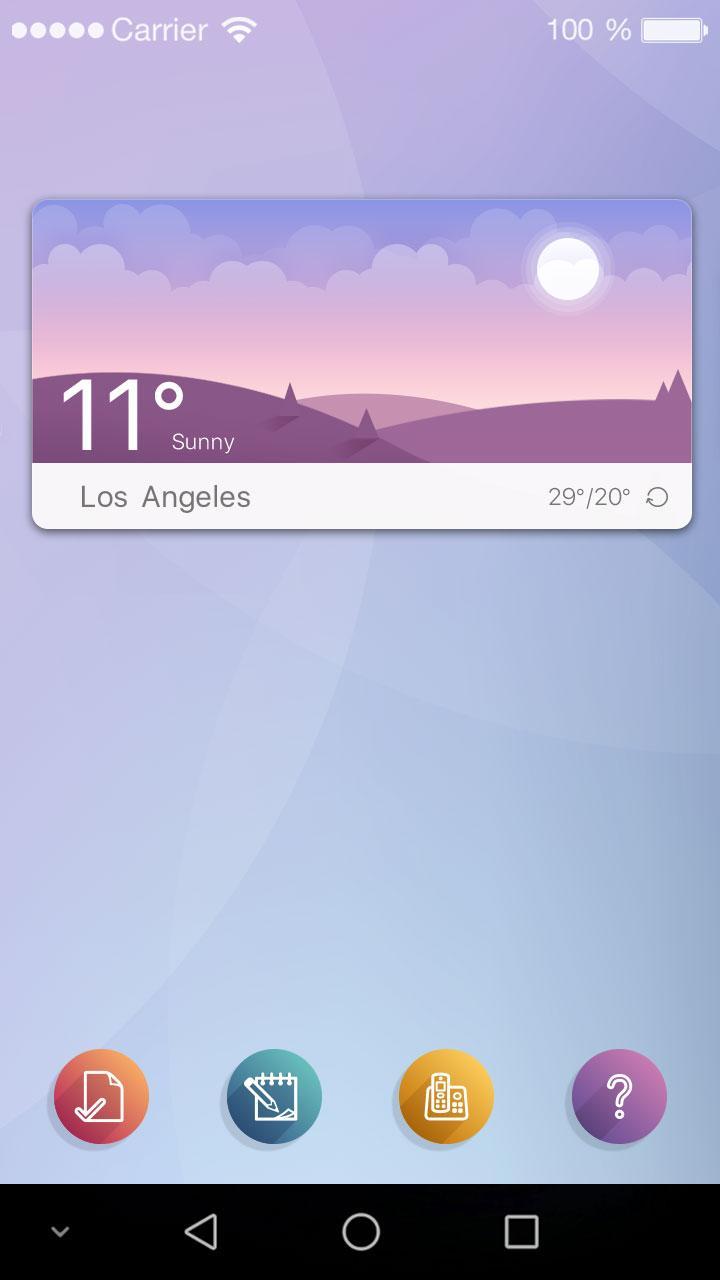Weather Widget - Halo