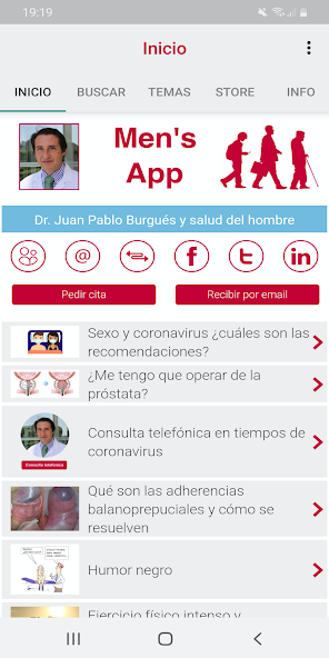 Men's App - Salud del hombre