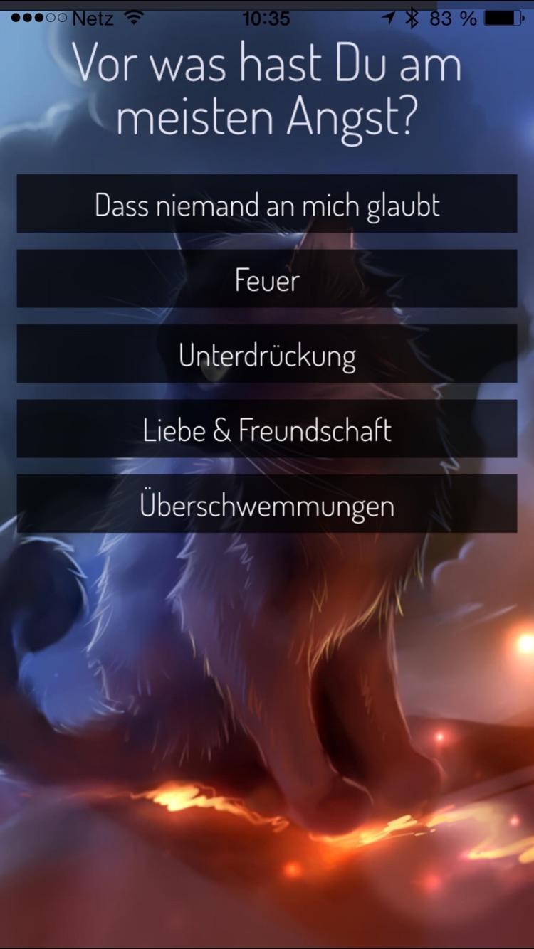 Warrior Cats - Test Quiz Spiel