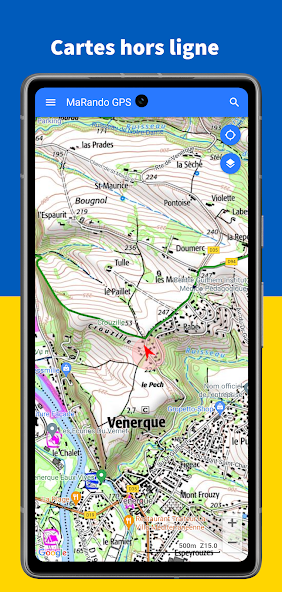 GPS & Hiking maps