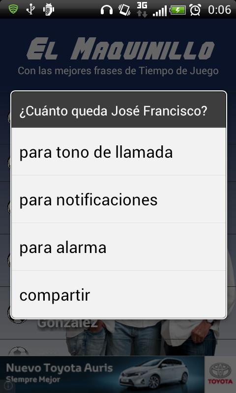 El Maquinillo -Tiempo de Juego