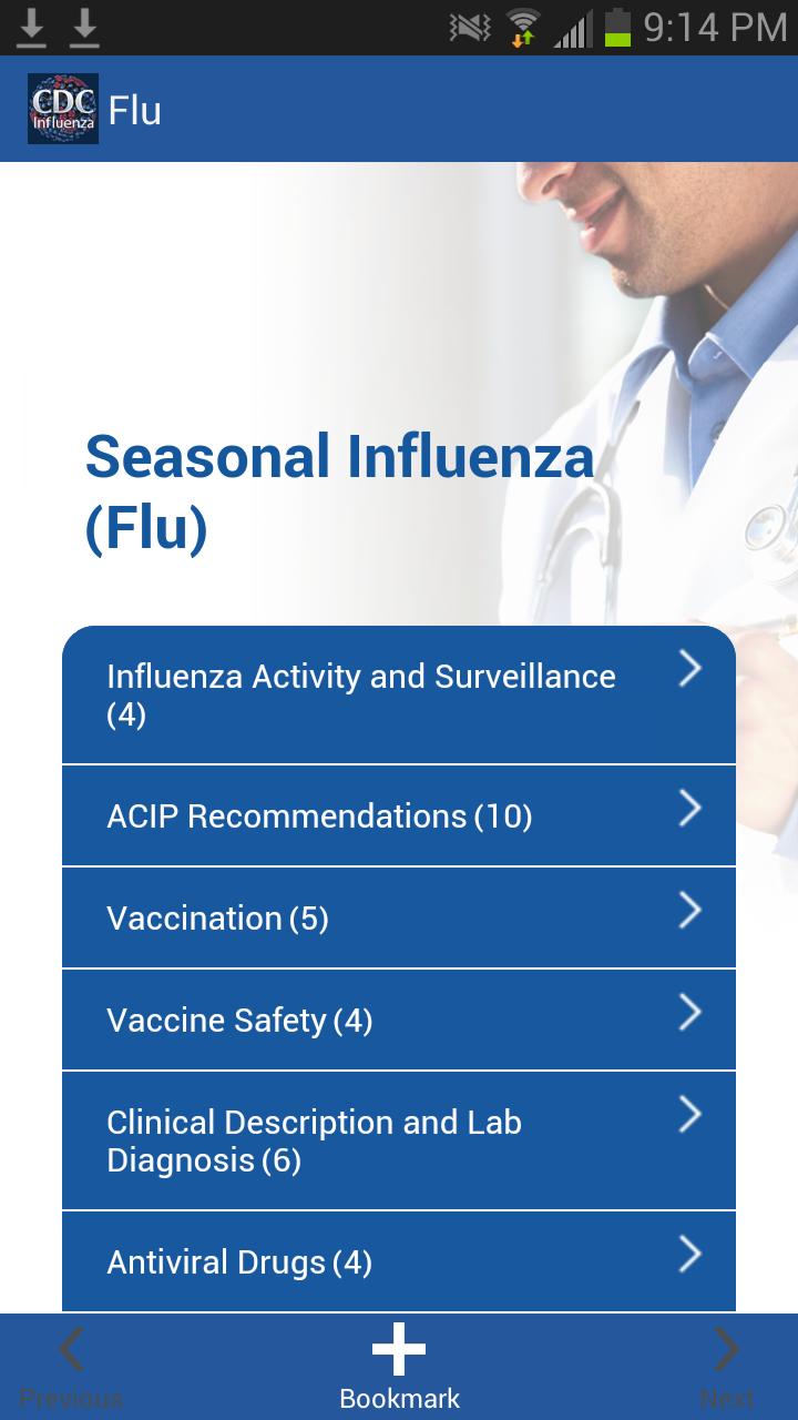 CDC Influenza (flu)