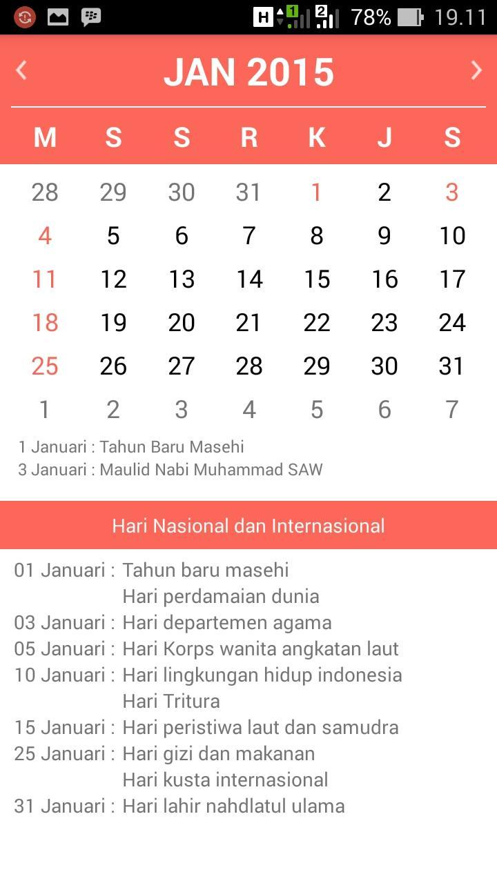 Kalender Indonesia