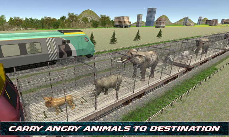 Angry Animals Train Transport