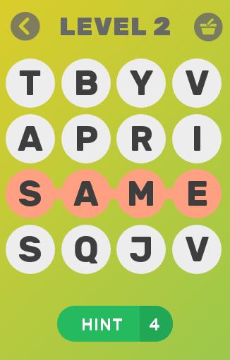 GUESS THE WORD, 4 WORD