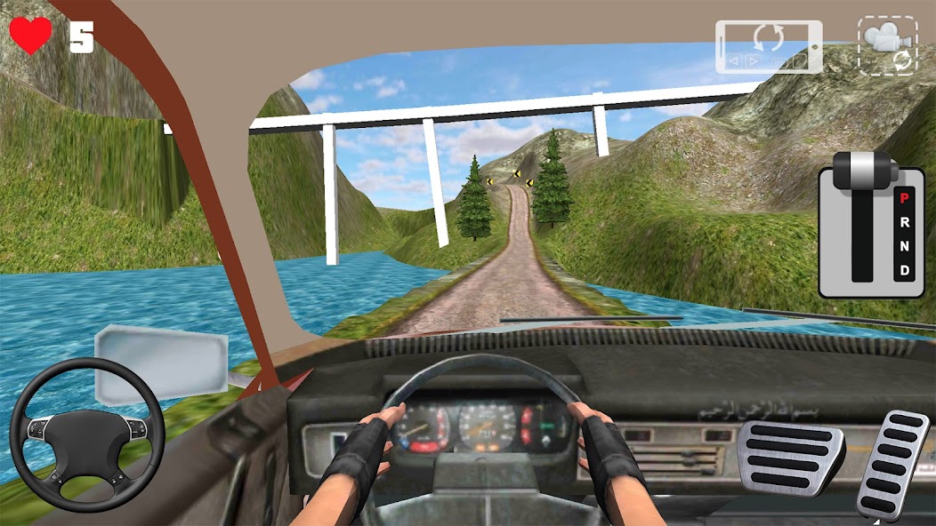 Mountain Car Driving Game