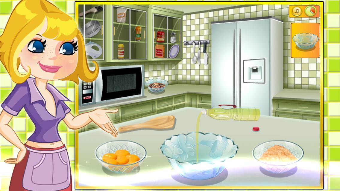 cooking game-fruit cake