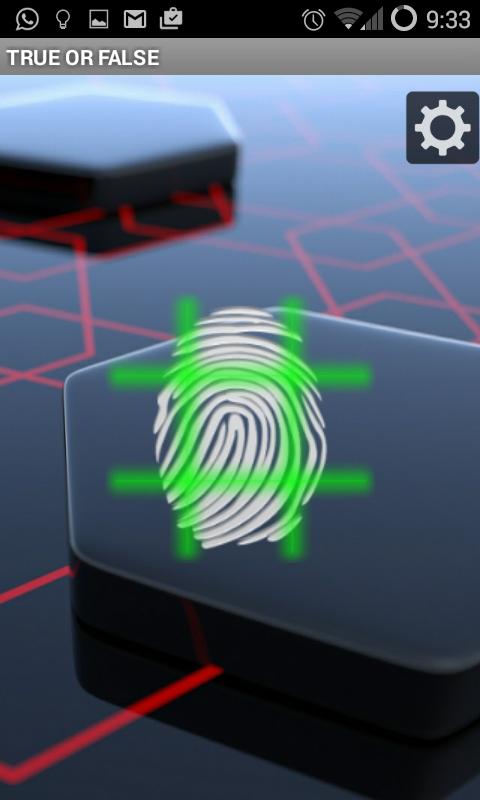 Fake lie detector joke scan