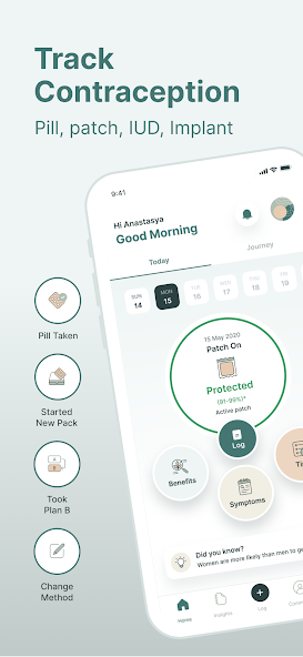 Ease: Birth Control Reminder